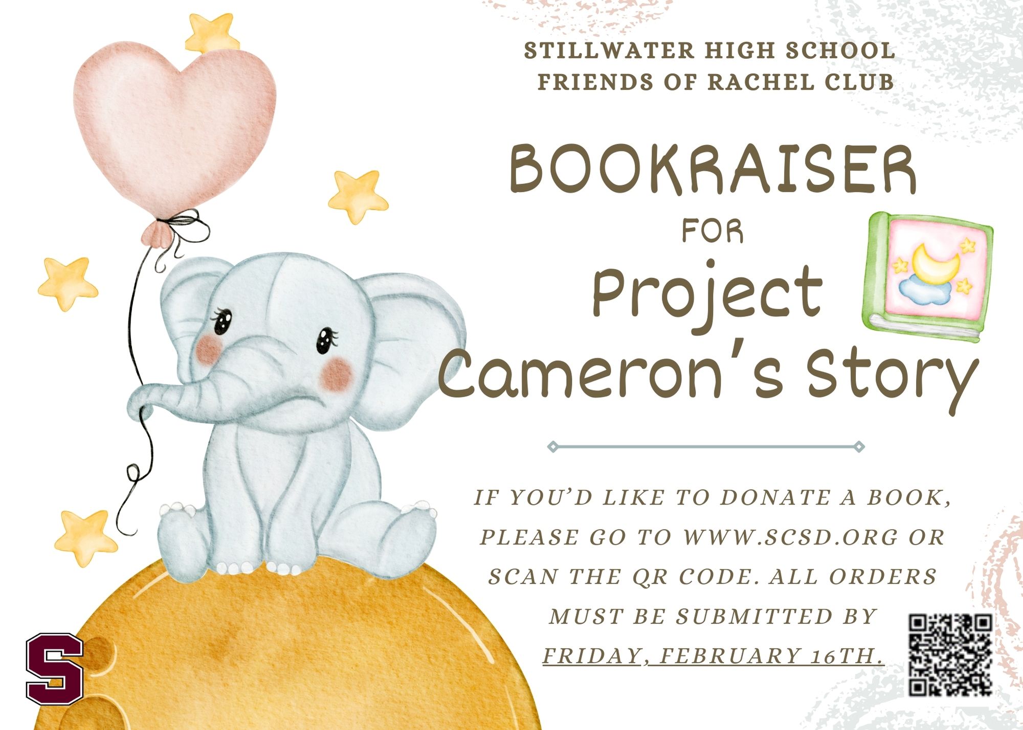 Stillwater High School Friends of Rachel Club collecting books for ...